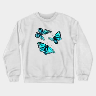 Blue Butterflies Crewneck Sweatshirt